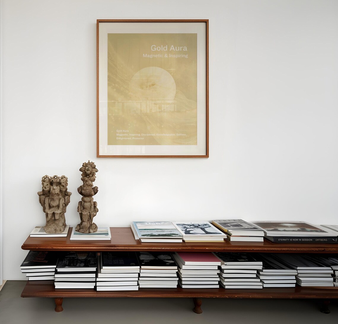 Gold Aura Magnetic and Inspiring Golden Light Spiritual Wall Poster - Image 3