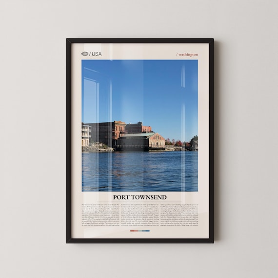 Port Townsend Washington Waterfront Historic Cannery Photo Poster