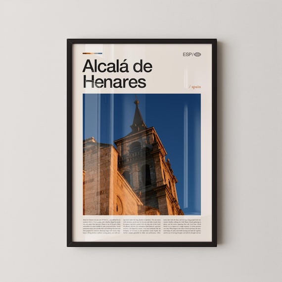 Alcala De Henares Historic Spanish Old Town Bell Tower Poster