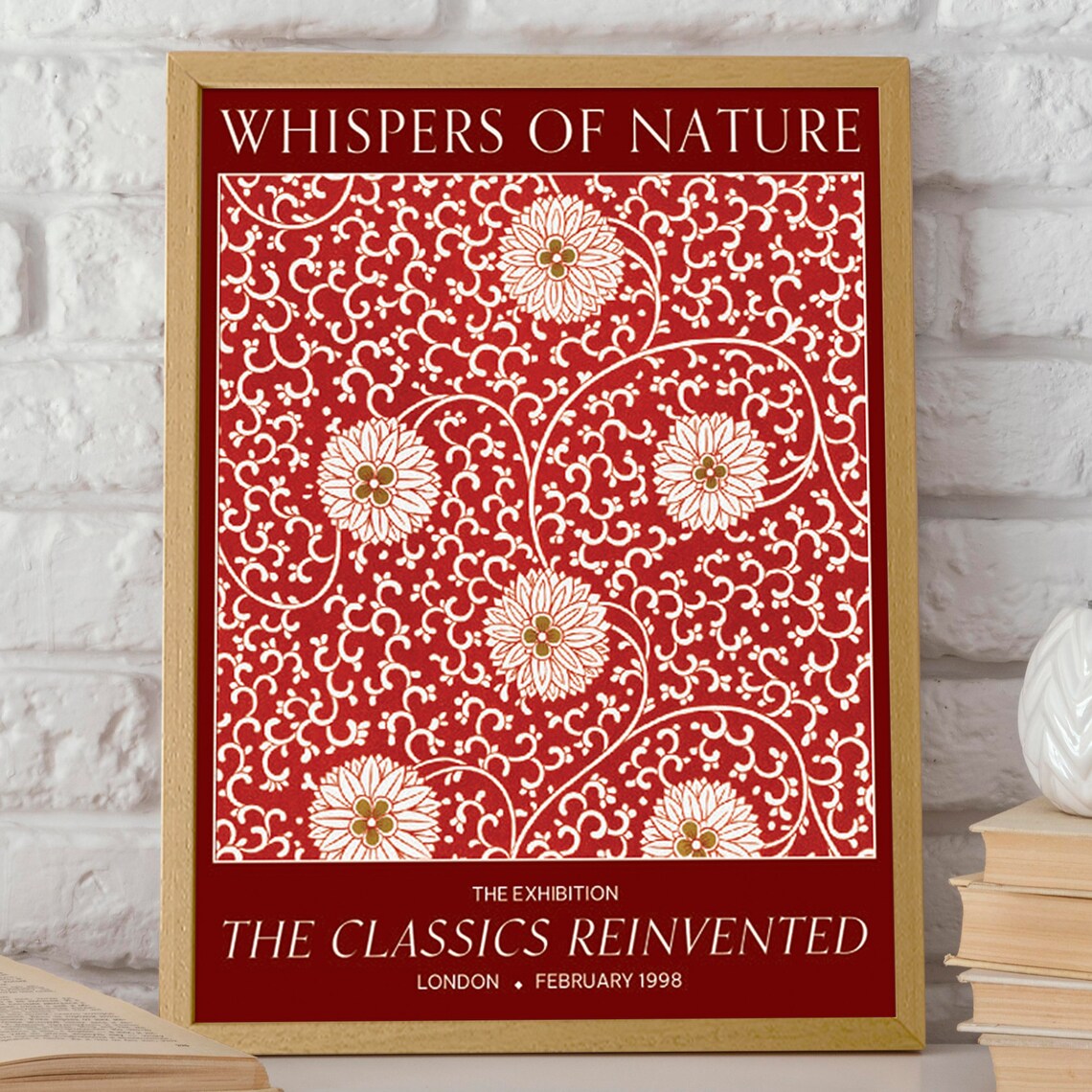 Whispers of Nature London Floral Exhibition Art Print - Image 2