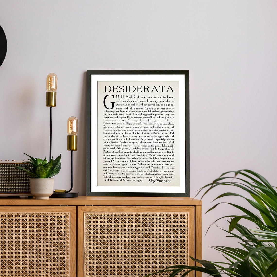 Desiderata Poem Literary Art Print, Graduation Gift - Image 2