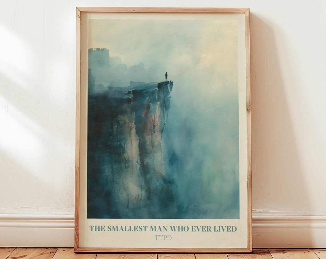 The Smallest Man Who Ever Lived Watercolour Art Print