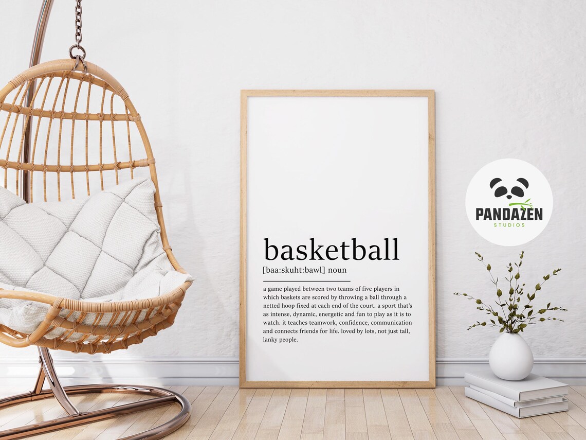 Basketball Definition - Teenager Gift, Poster Print - Image 5