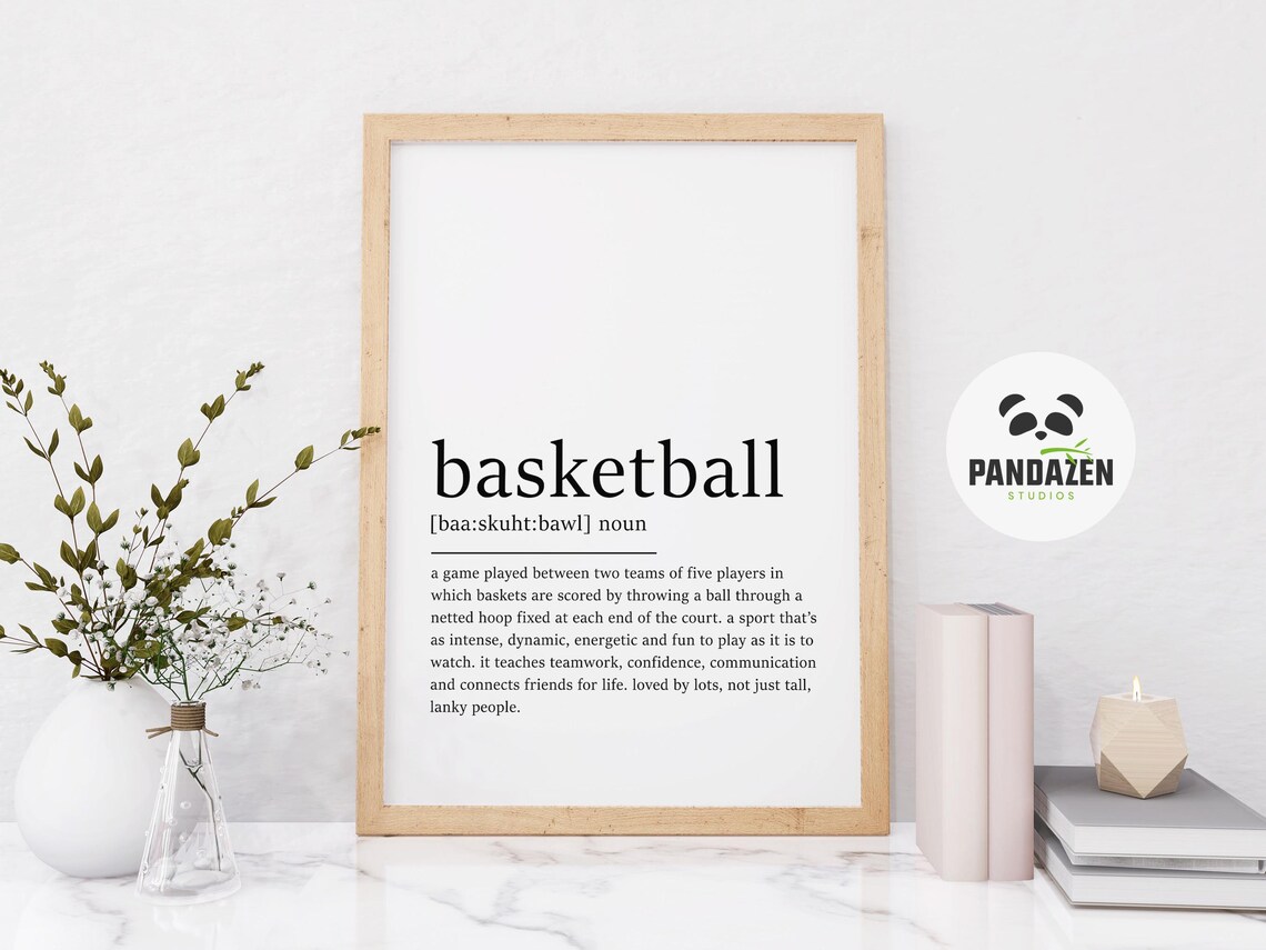Basketball Definition - Teenager Gift, Poster Print - Image 7