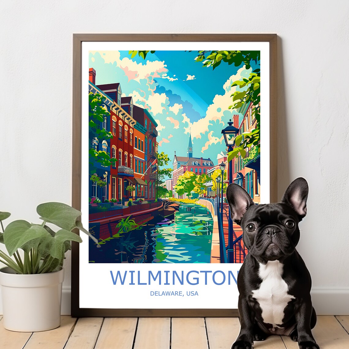 Wilmington Delaware Travel Poster, Wall Art Print - Image 3