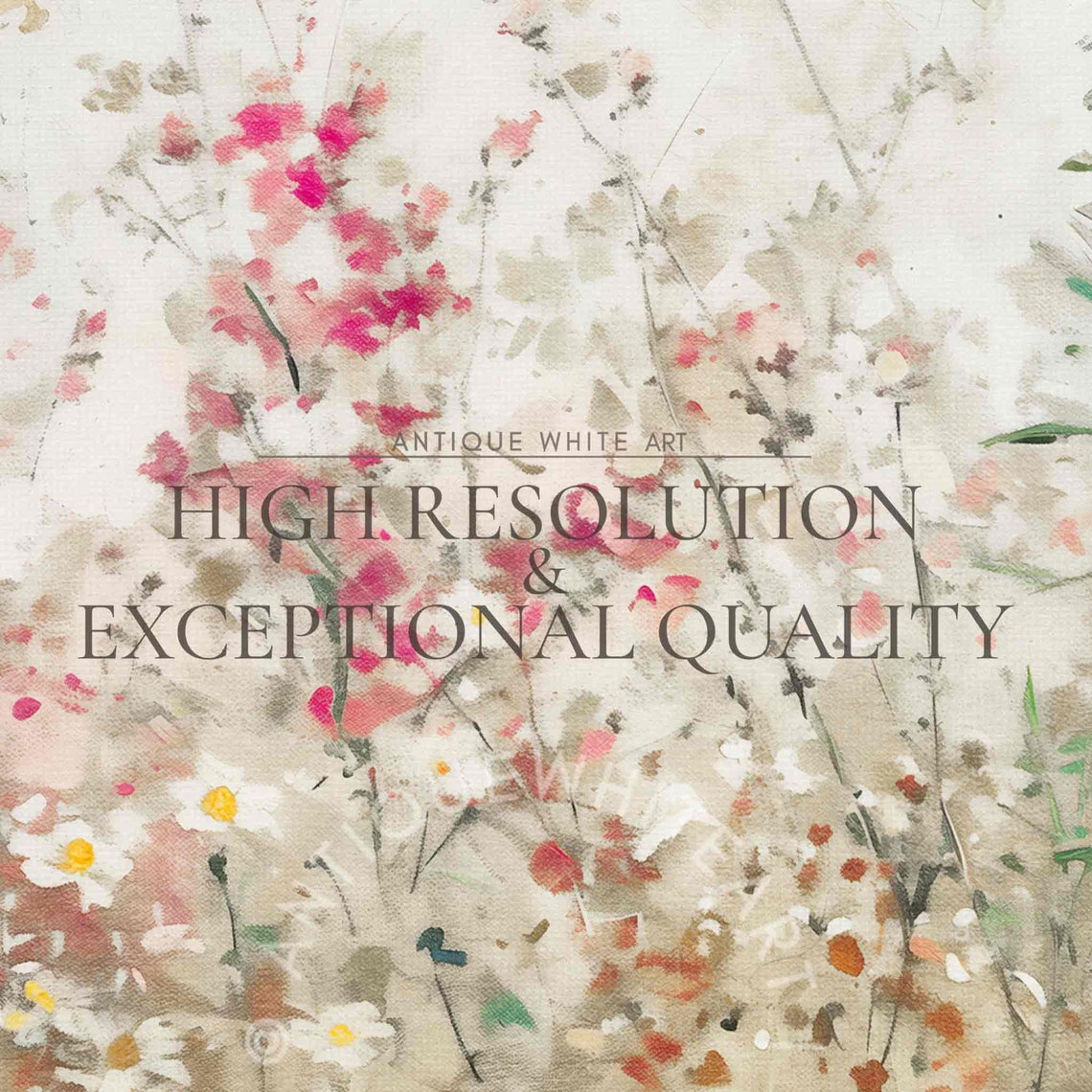 Frame Tv Art Wildflowers Art For Frametv Country Spring Flowers Neutral Tone Painting Farmhouse Tv Art Tv390 - Image 3