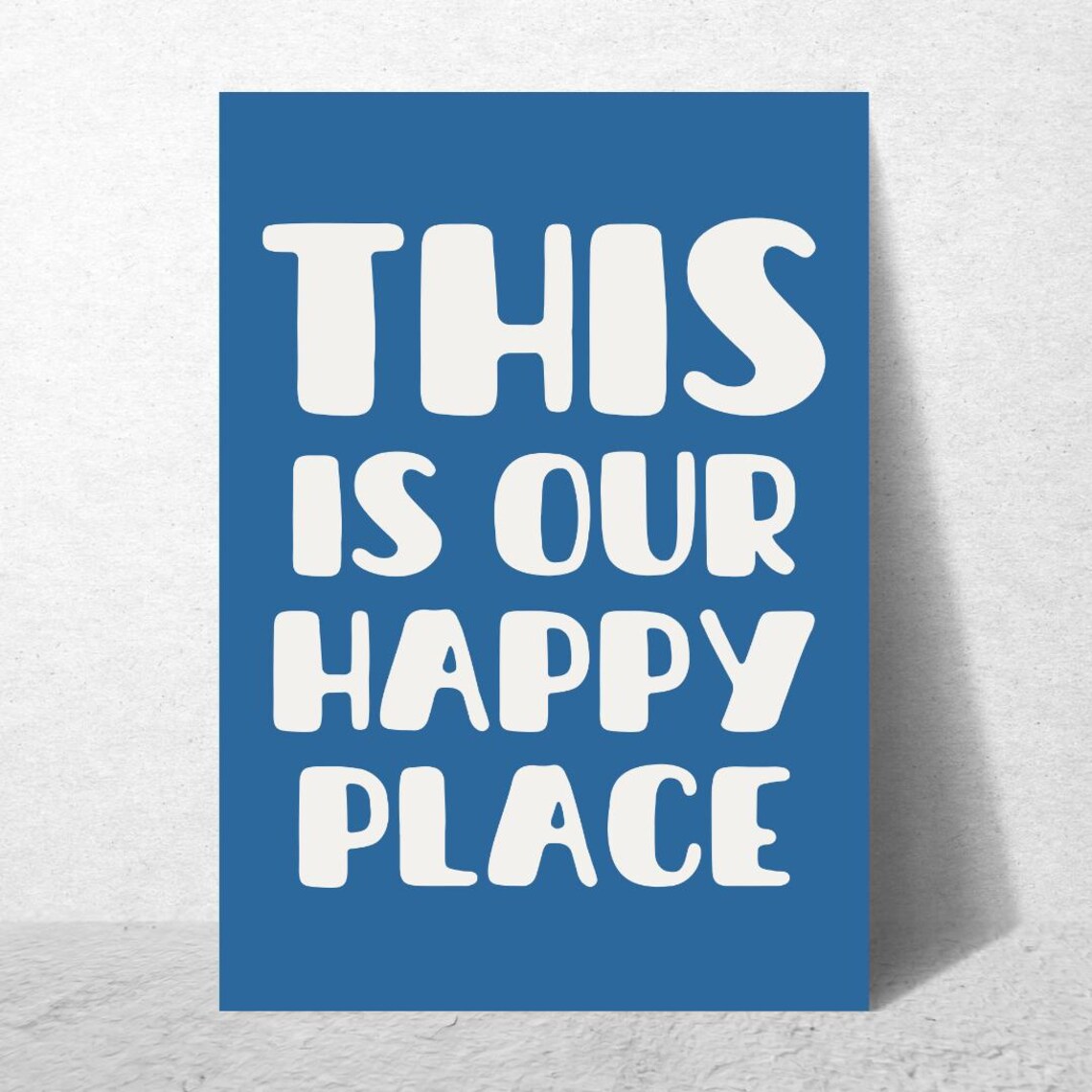 This Is Our Happy Place Quote, Motivational Poster - Image 5