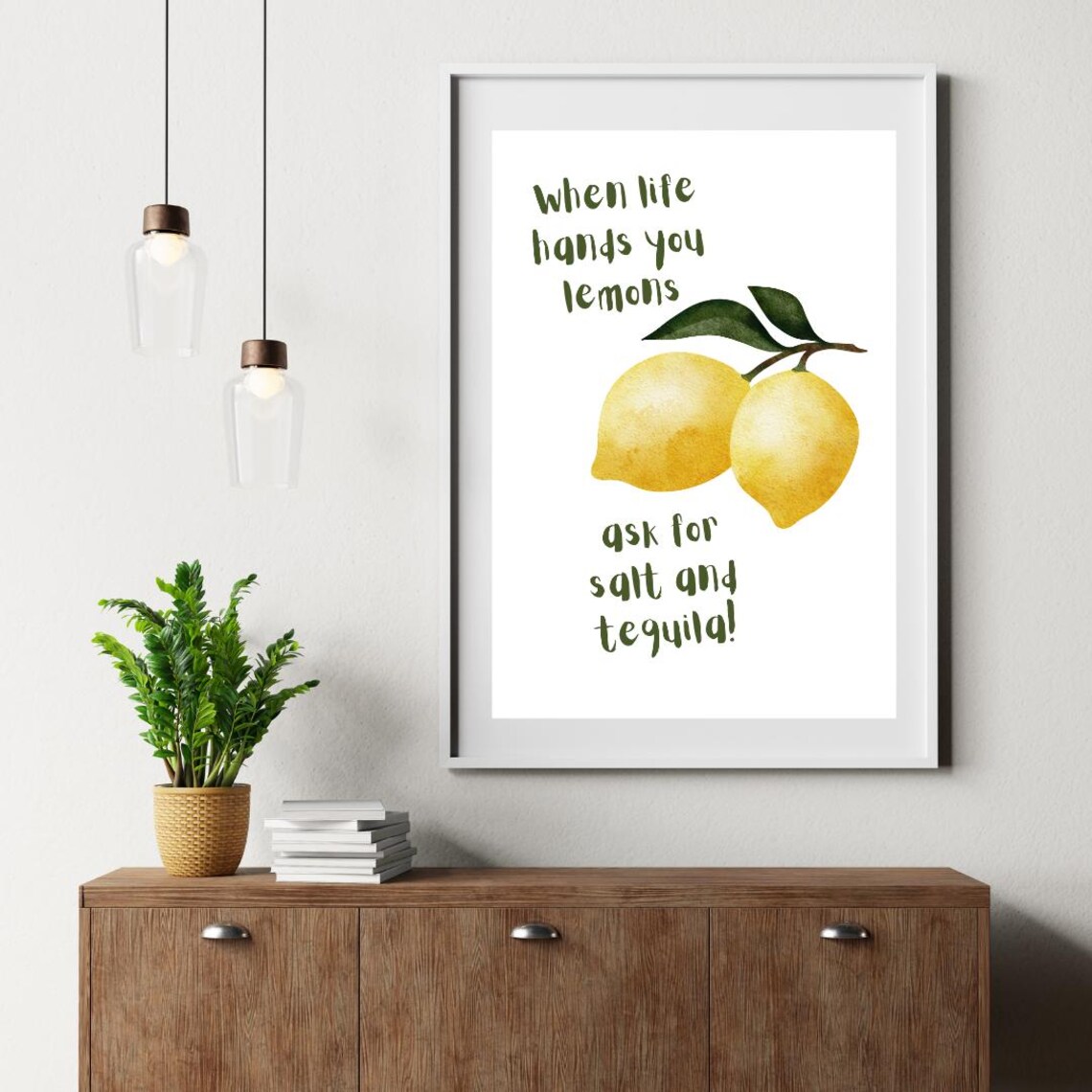 When Life Hands You Lemons Quote, Motivational Poster - Image 4
