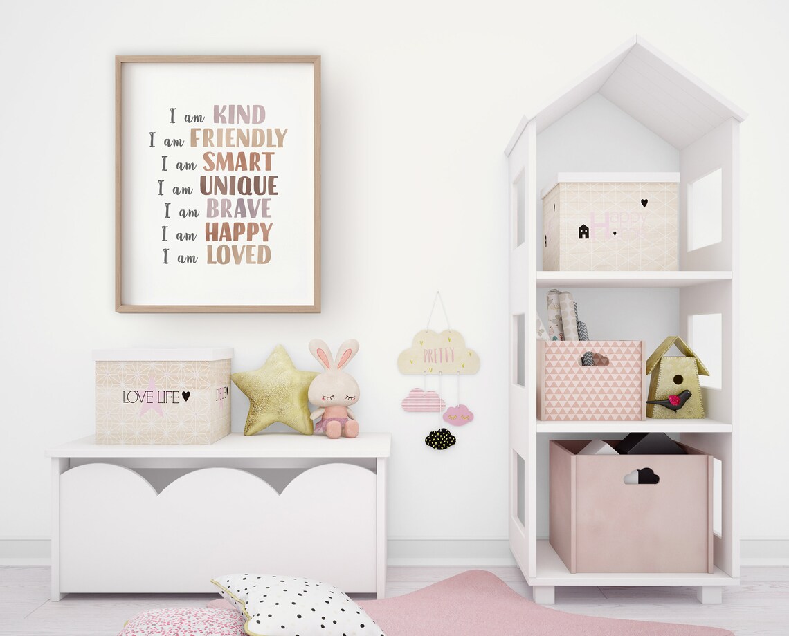 Daily Affirmations Montessori Educational Poster Art Print - Image 4