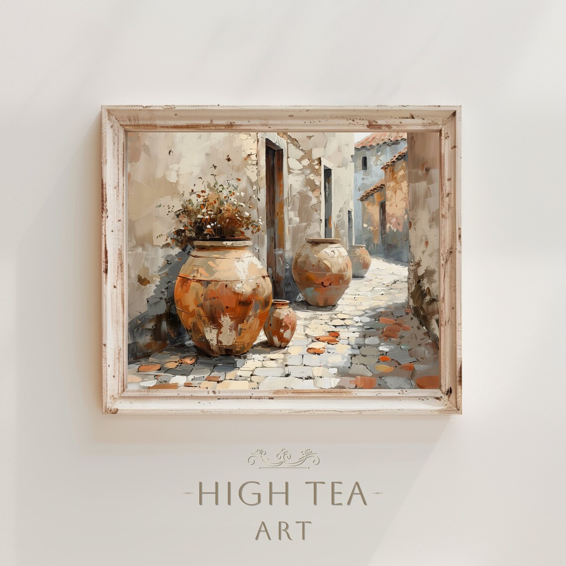 Ancient Clay Pot Pottery Art Print, Vintage Rustic Charm