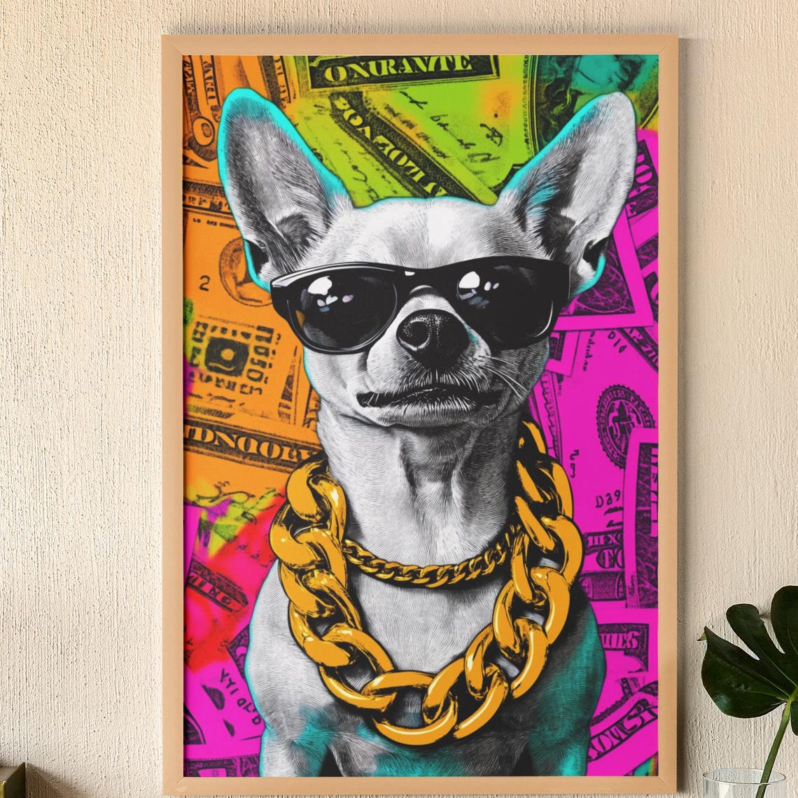 Chihuahua Wall Art, Cool Dog Poster