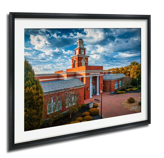 Maryville Wall Art Autumn Sunrise On Red Brick Building Signed Print