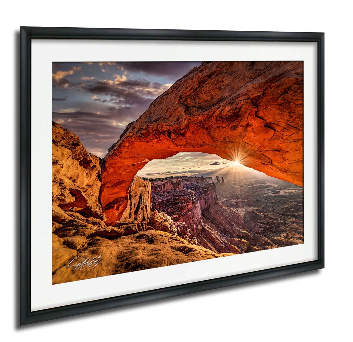 Mesa Arch Sunrise Over Canyonlands, Travel Poster