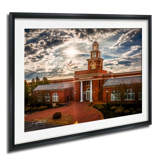 Maryville Municipal Building Print Historic Red Brick At Sunrise