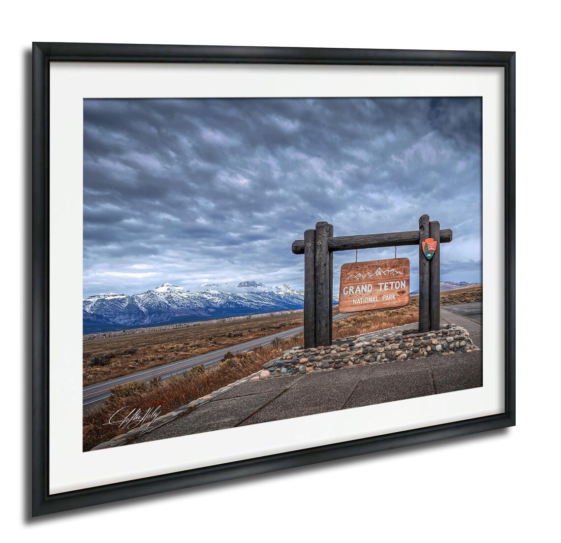 Grand Tetons Wyoming Autumn Scene Art Print