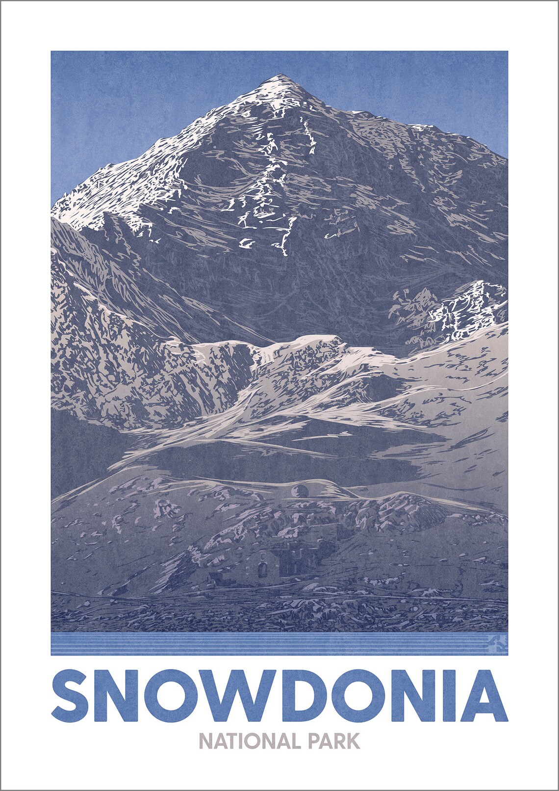 Snowdonia National Park Travel Poster, Wales Landscape - Image 3