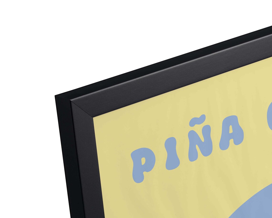Retro Pina Colada Cocktail Poster for Kitchen Bar Home Decor - Image 2