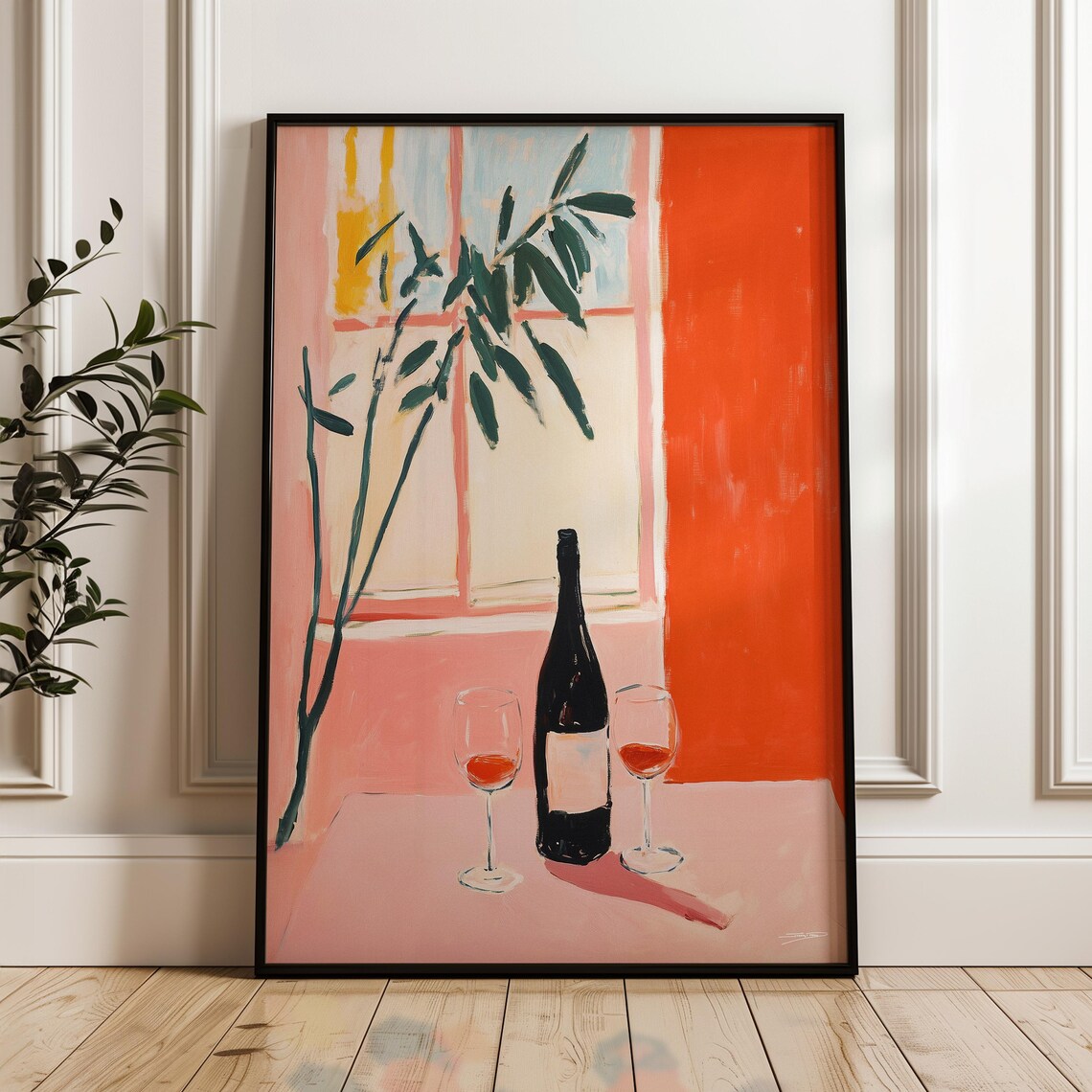 Wine For Two Artwork, Vintage Poster Print - Image 4