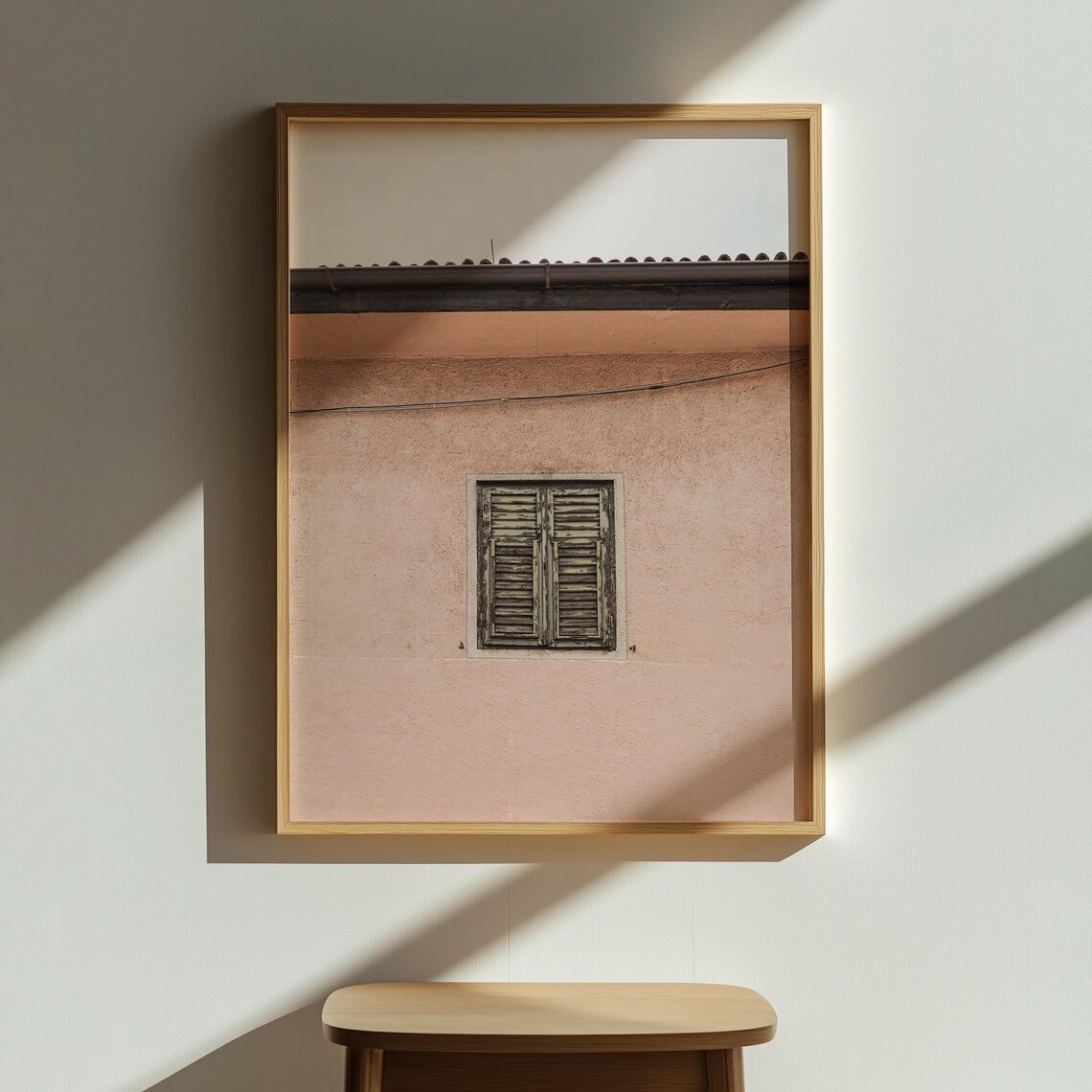 Window With Shutters, Mediterranean Architecture Art Print