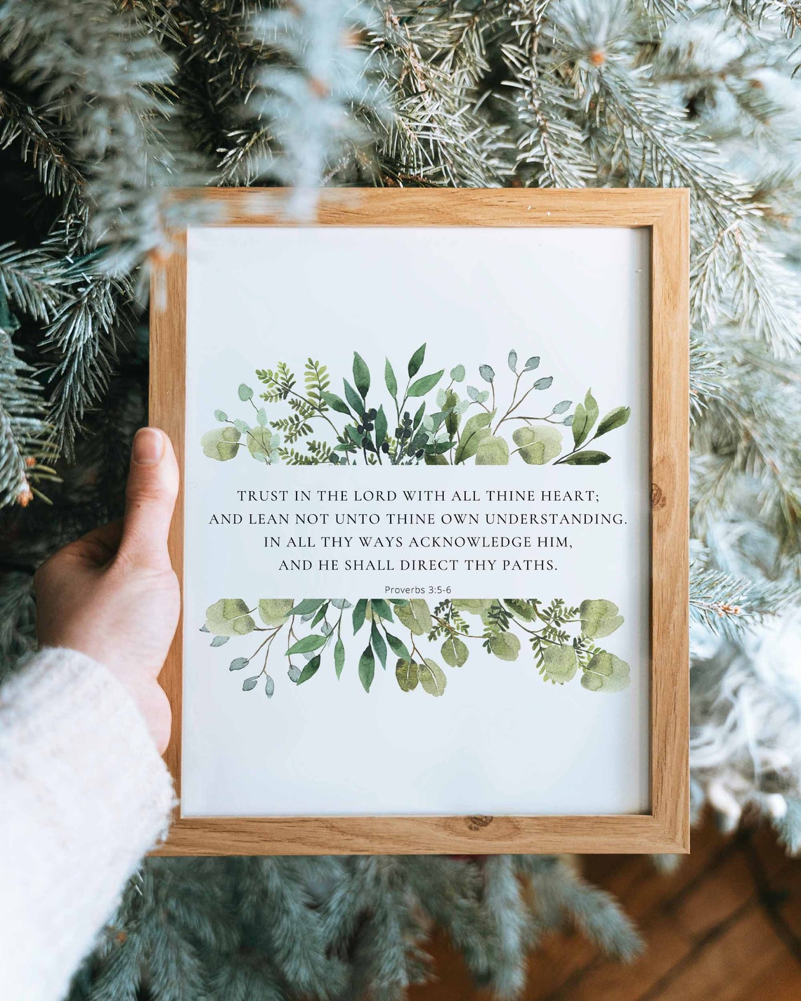 Proverbs 35 6 Christian Scripture Art Print