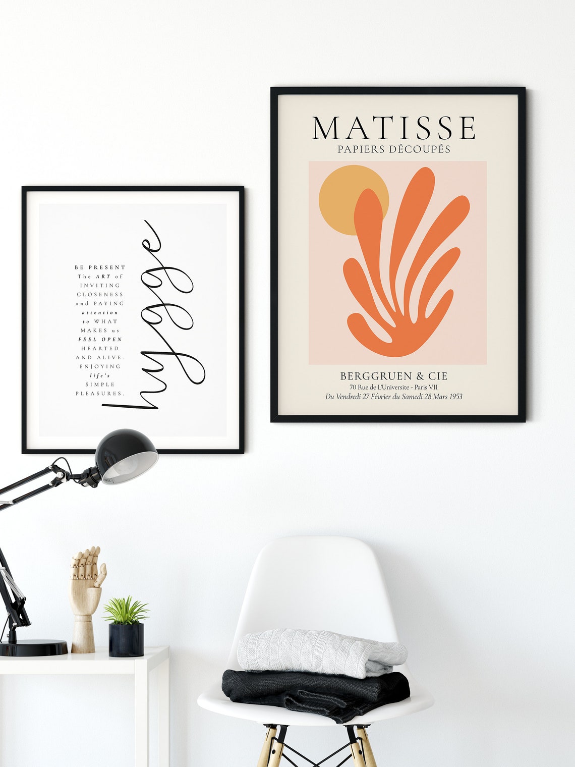 Matisse Pink Papiers Decoupes Cutout Sun Art Exhibition Print Poster - Image 4