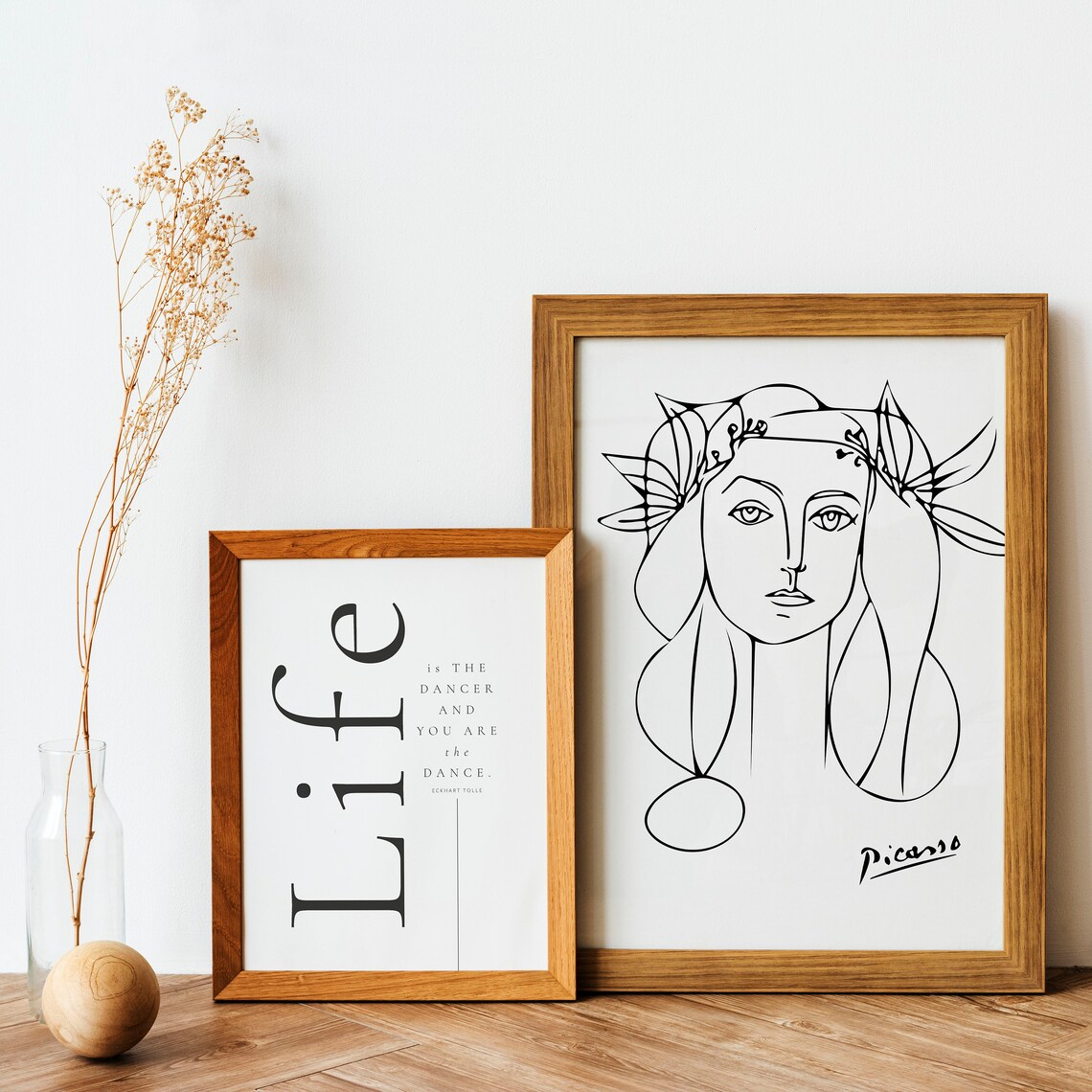 Eckhart Tolle Quote, Life Is the Dancer Art Print - Image 4