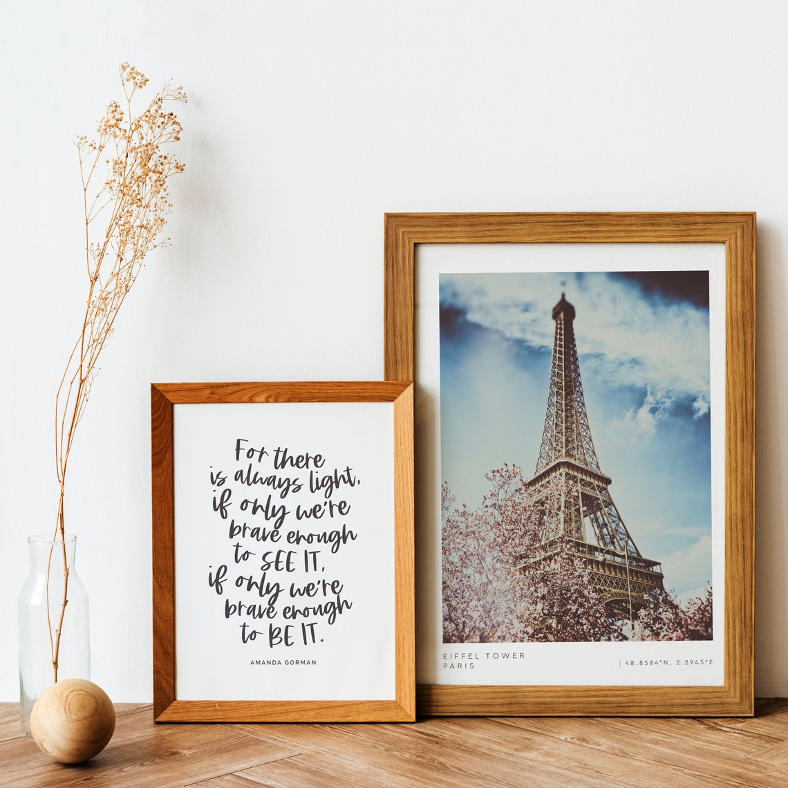Amanda Gorman Always Light Brave Quote Calligraphy Wall Art Poster - Image 3