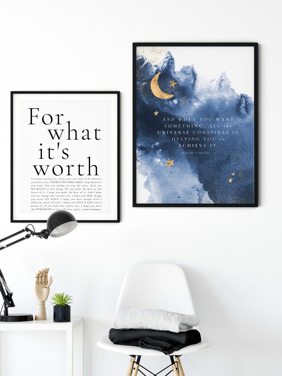 Paulo Coelho Quote Print, Inspirational Nursery Decor - Image 3