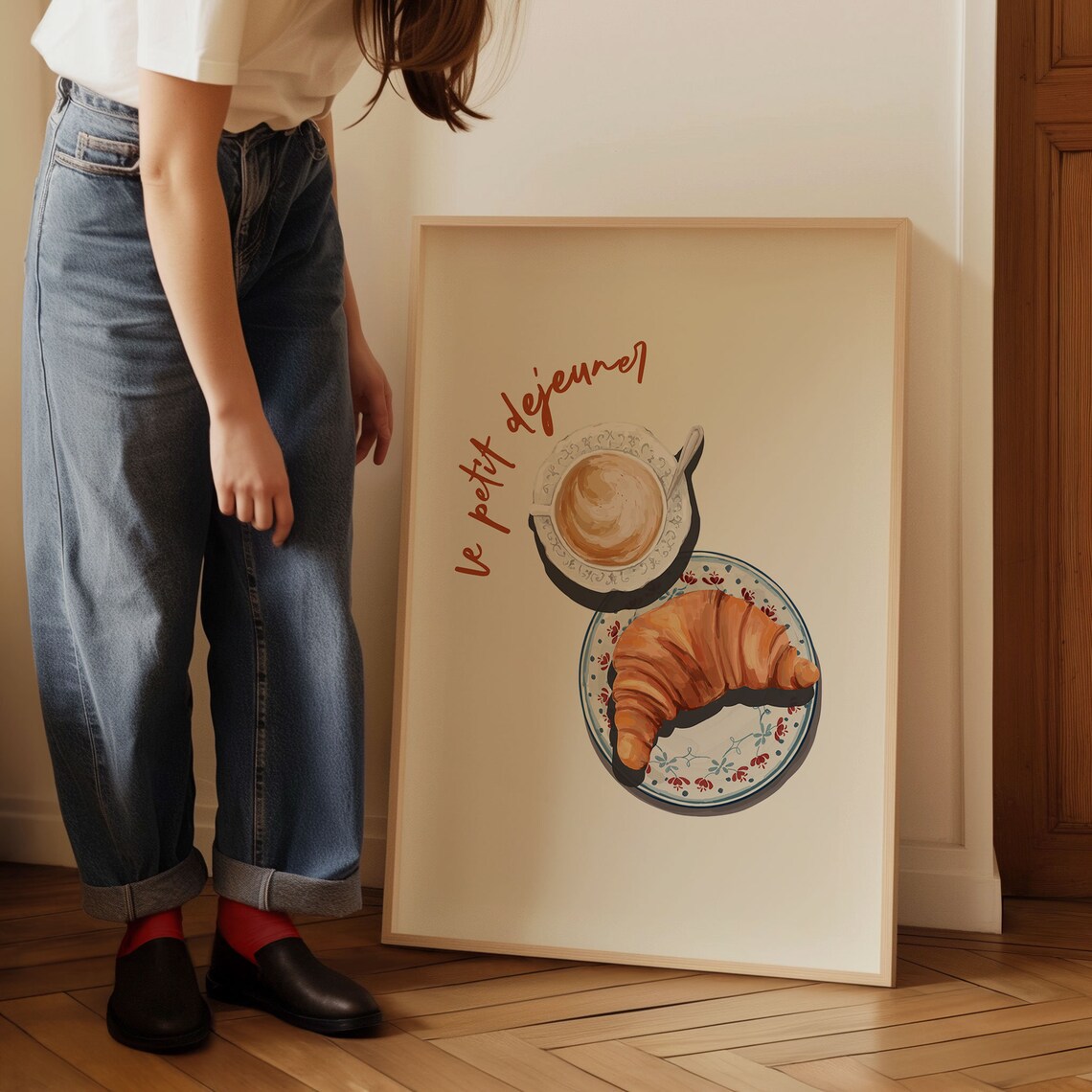 Petit Dejeuner Breakfast Poster, Retro Kitchen Art Print - Image 5