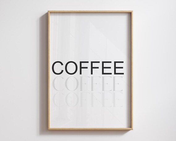 Coffee Wallquote Fun Wall Quote Fun Cozy Quote For Kitchen And Coffee Bar Decor Wall Art Wall Print Instant Download
