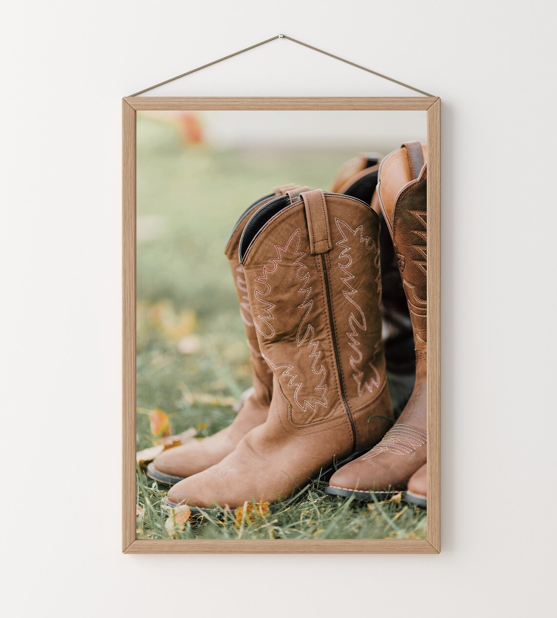 Cowboy Boots Western Decor Art Print, Rustic Home - Image 2