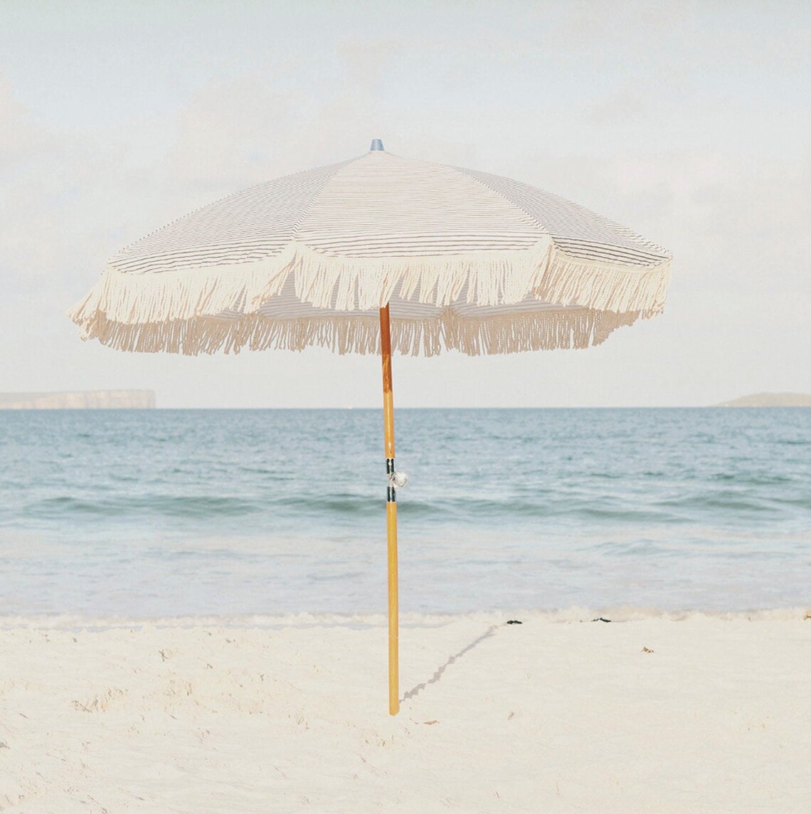 Boho Beach Umbrella Art Print, Summer Coastal - Image 2
