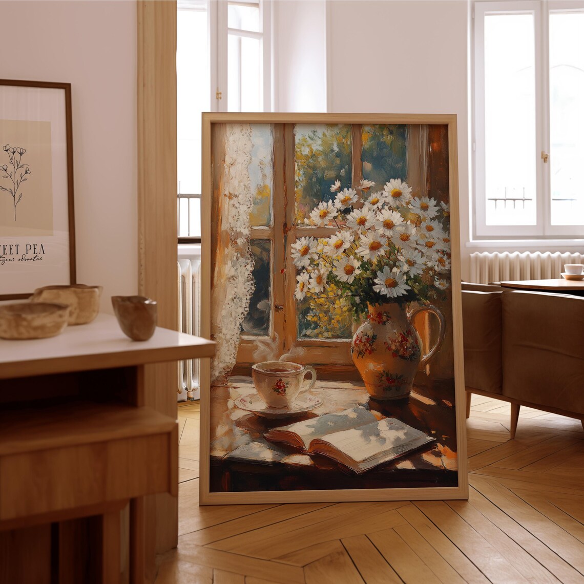 Impressionist Floral Still Life, Vintage Art Print