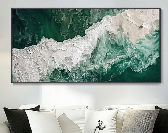 Modern Abstract Seascape Oil Painting Art Print