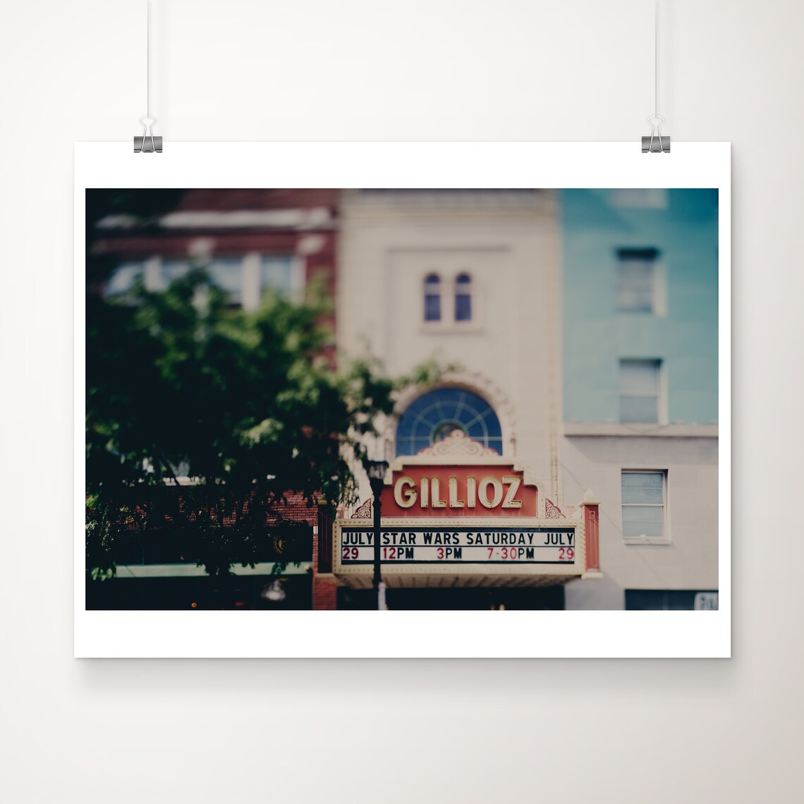Gillioz Theatre Springfield Missouri Historic Marquee Photo Poster