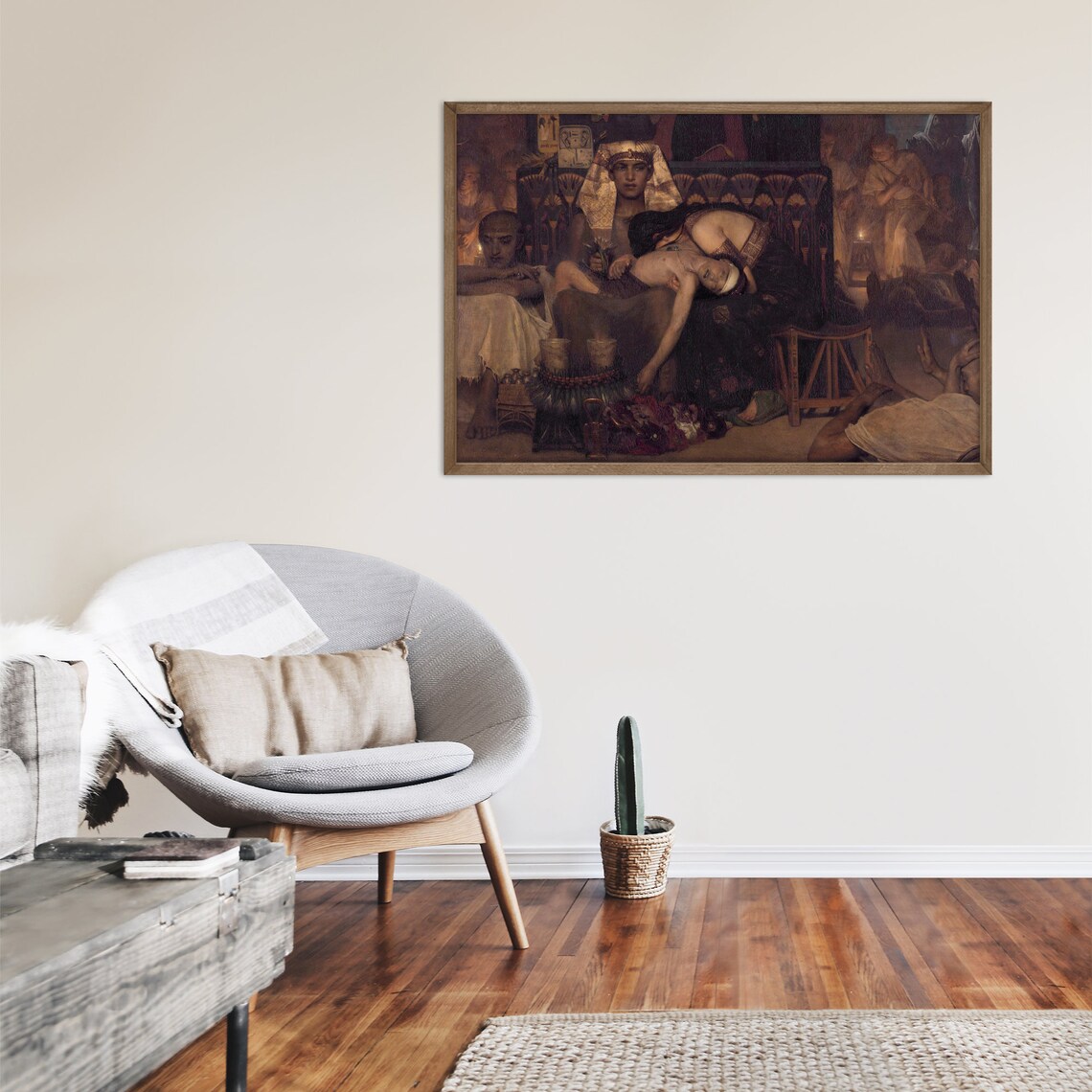 Lawrence Alma Tadema Death of the Pharaoh's Firstborn Son Art Print - Image 2
