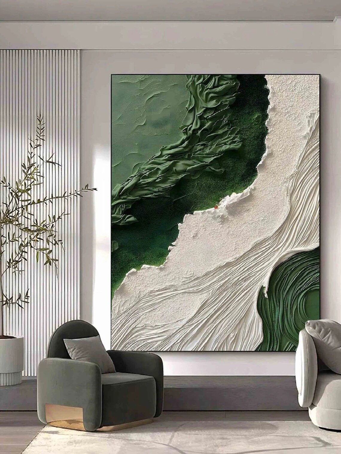 Abstract Ocean Wave Wall Art Print, Coastal Decor - Image 4