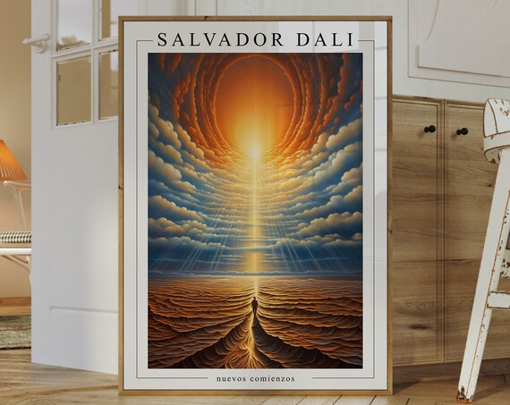 Salvador Dali New Beginnings Surreal Art Print