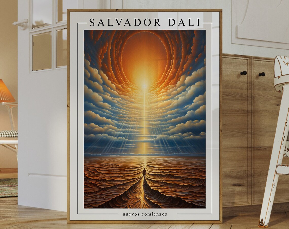 Salvador Dali New Beginnings Surreal Art Print
