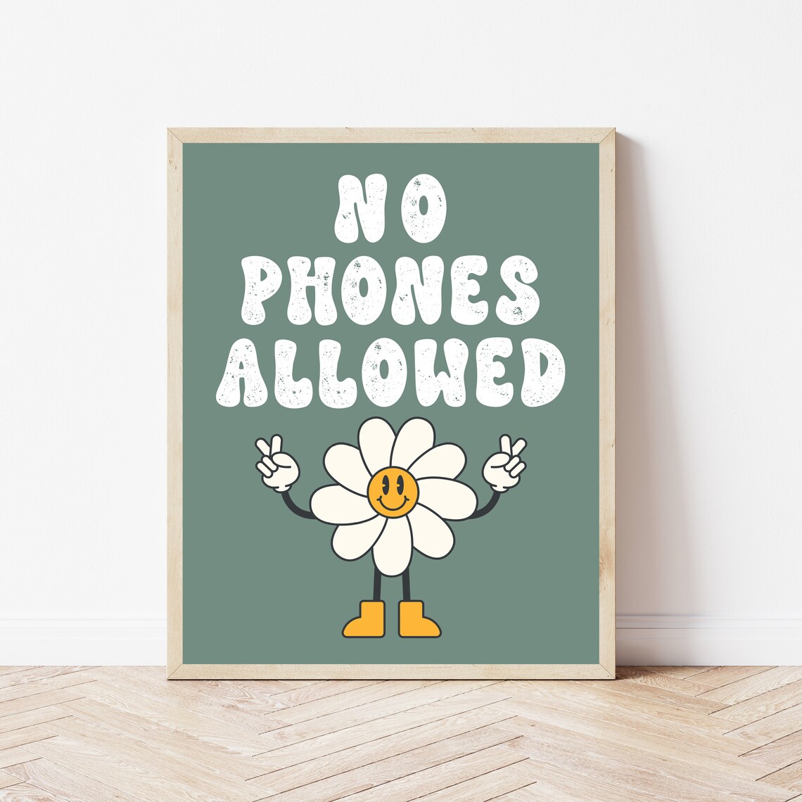 Groovy Classroom Welcome Sign, Retro Boho Poster