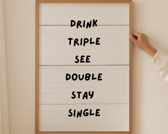 Typography Funny Kitchen Bar Decor Bar Signs Cocktail Prints Black And White Art Cocktail Posters Alcohol Wall Hangings Gallery