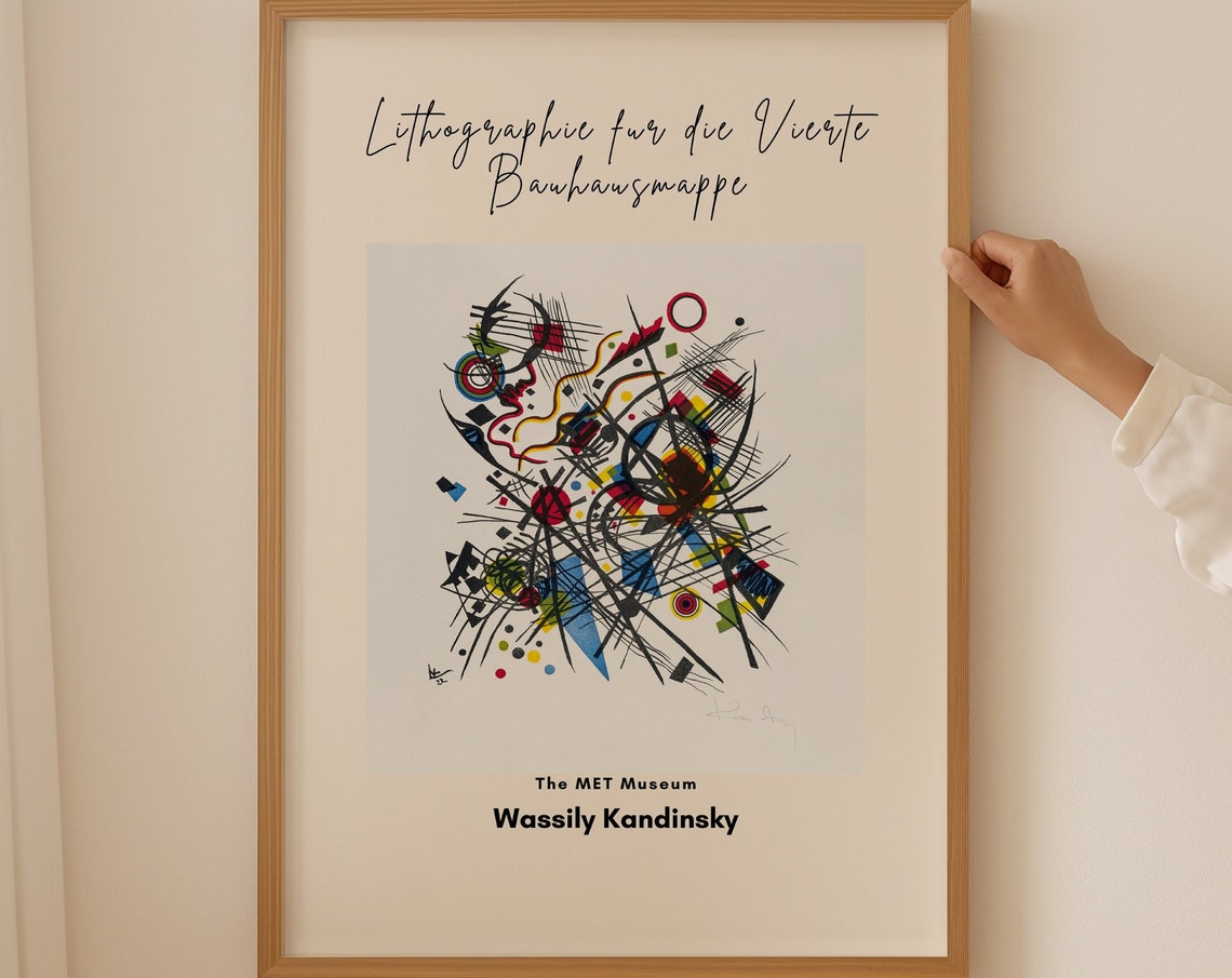 Wassily Kandinsky Bauhausmappe Lithograph The MET Museum Poster