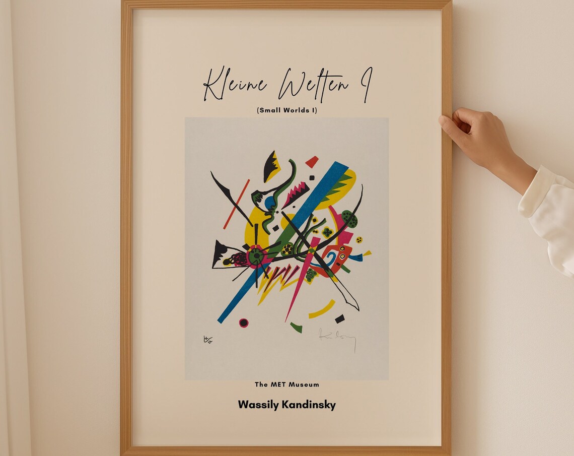 Wassily Kandinsky Kleine Welten I Small Worlds Colorful Art Poster