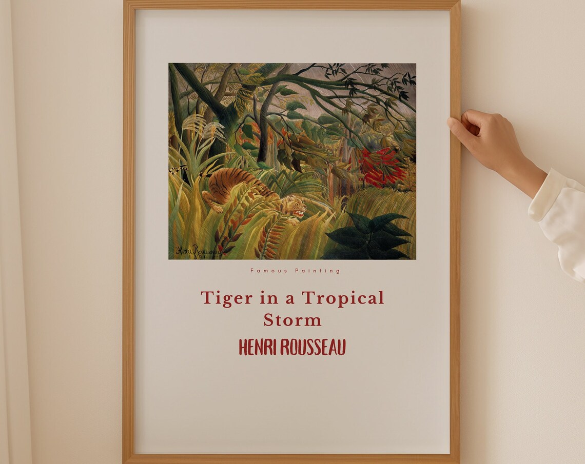 Henri Rousseau Poster Scene In Bagneux On The Outskirts Of Paris Realism Art Antique Decor Home Decoration Garden Poster