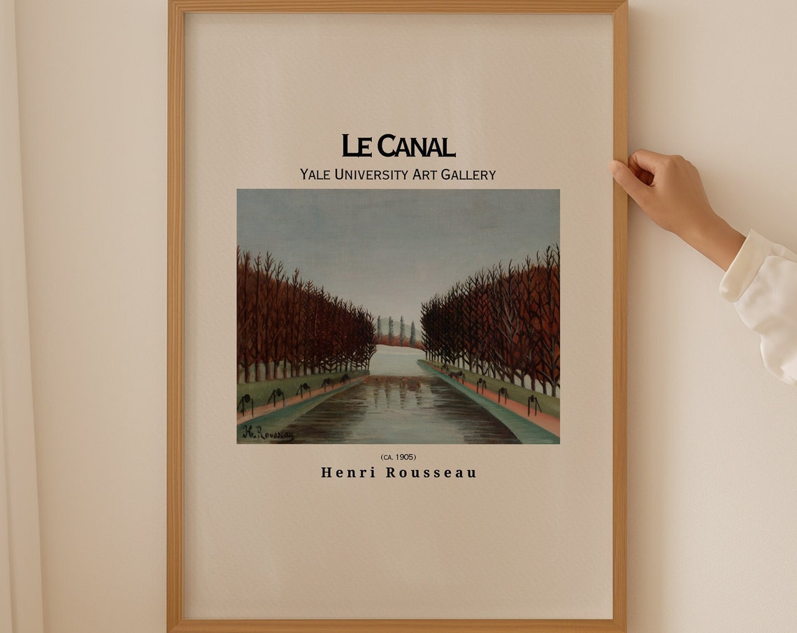 Henri Rousseau Poster Scene In Bagneux On The Outskirts Of Paris Realism Art Antique Decor Home Decoration Garden Poster