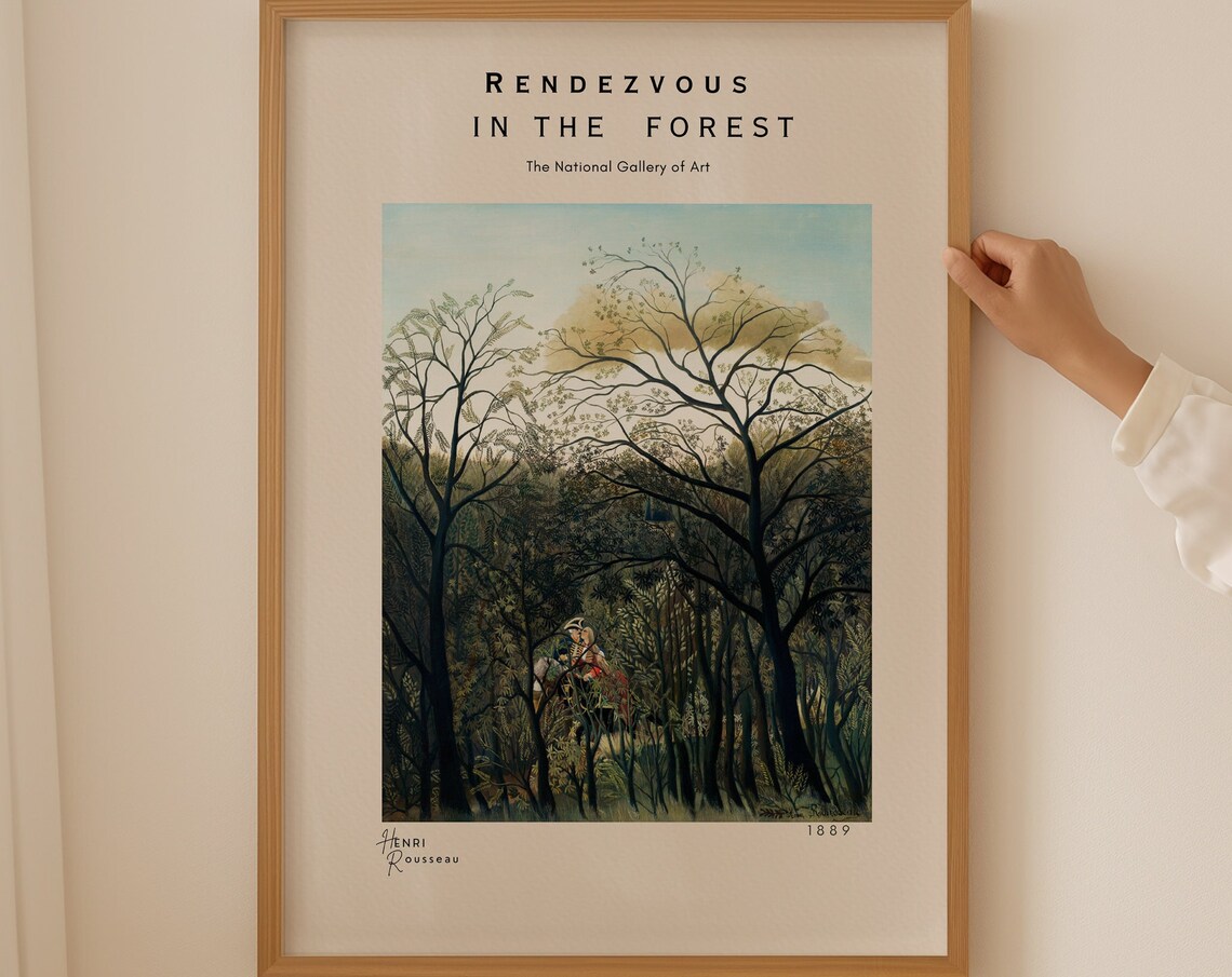 Henri Rousseau Poster Scene In Bagneux On The Outskirts Of Paris Realism Art Antique Decor Home Decoration Garden Poster