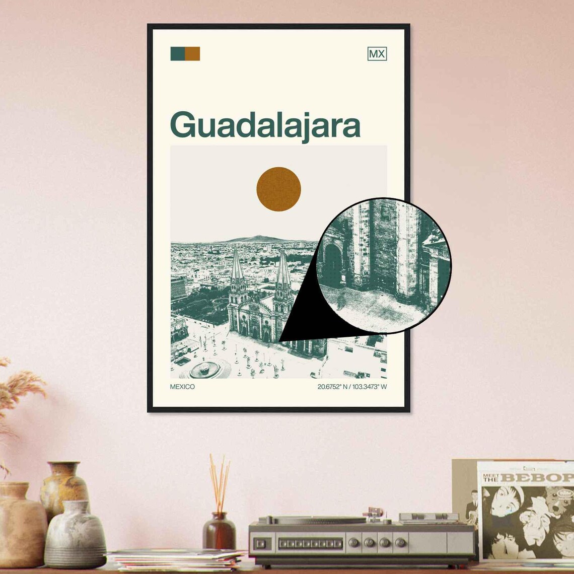 Guadalajara, Mexico Minimalist Travel Poster - Image 4