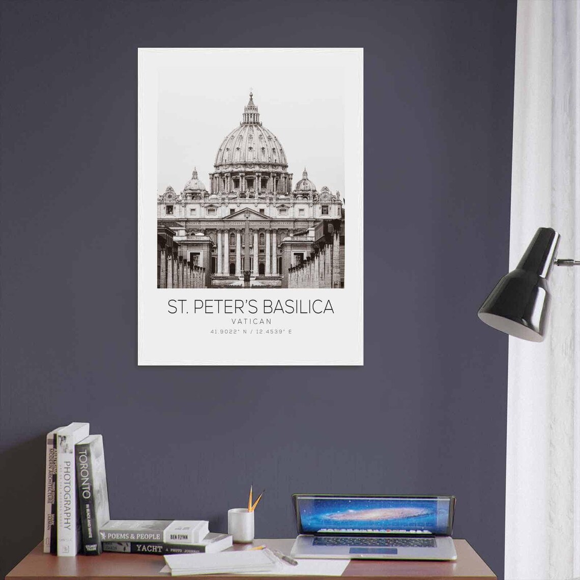 St Peters Basilica Vatican Minimalist Travel Poster - Image 3