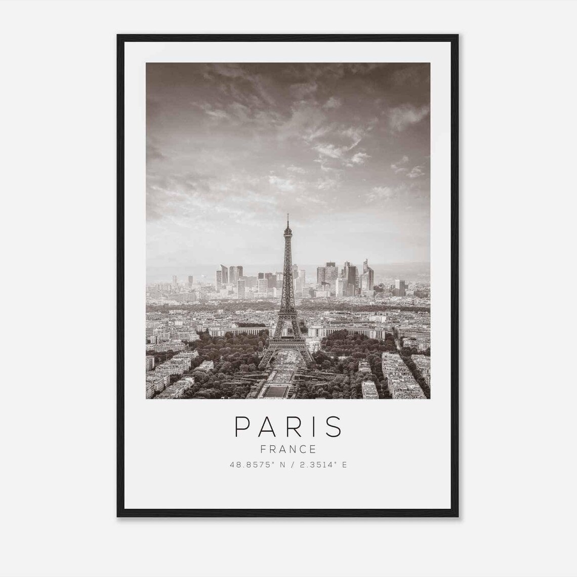 Paris France Minimalist Travel Poster Print
