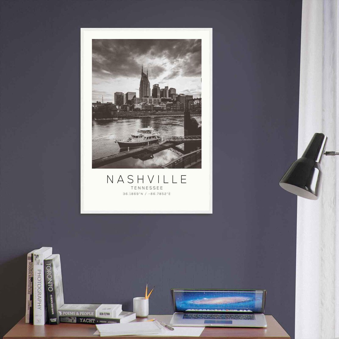 Nashville Tennessee Minimalist Travel Poster Print - Image 3
